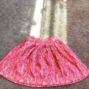 Boutique High waisted skirt, Size S, salmon colored